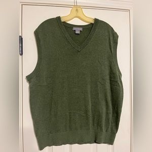 Daniel Cremieux XL green sweater vest